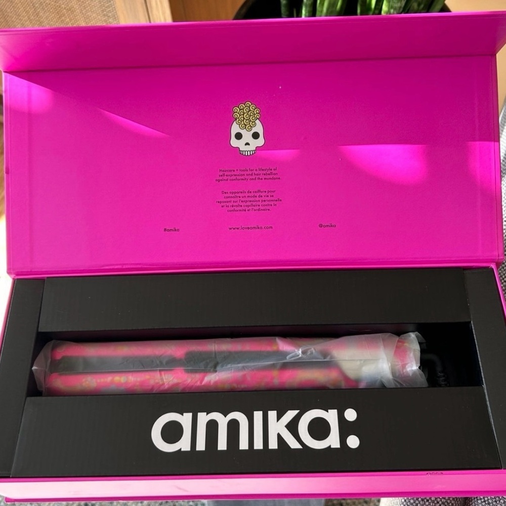 Amika Illuminati Diamond Ceramic Styler Flat Iron NEW Limited Edition